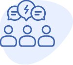 Brainstorming session icon