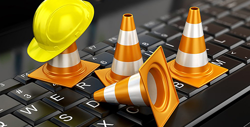 website maintenance company illustration image